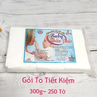 (Gói To 300gram) Khăn khô đa năng Baby THIÊN PHÚC Mềm Mịn, Siêu Tiết Kiệm