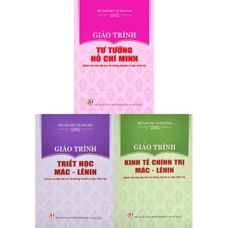 Sách - Combo Giáo Trình Kinh Tế Chính Trị + Triết Học Mác - Lênin + Giáo Trình Tư Tưởng Hồ Chí Minh