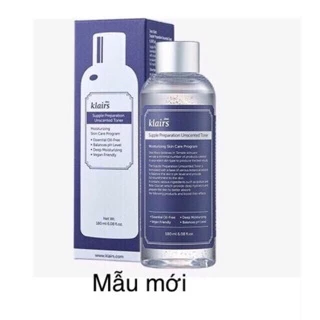 Nước Hoa Hồng Klairs Supple Preparation Toner 180ml