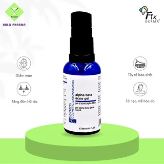 [HÀNG NHẬP KHẨU] Gel Giúp Giảm Mụn, Điều Tiết Bã Nhờn Fixderma FCL Alpha - Beta Acne Gel 30ml