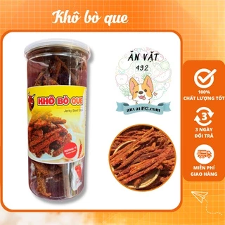 [100% Thịt Bò] Khô Bò Que Đặc Biệt 300g - Ăn Vặt 492