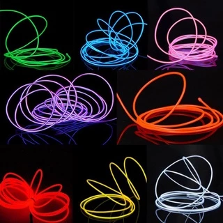 5m Dây Đèn Led Neon EL Dẻo Nhiều Màu Không Thấm Nước Trang Trí Tiệc Khiêu Vũ