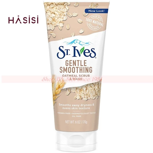 SỮA RỬA MẶT TẨY TẾ BÀO CHẾT STIVES - Oatmeal Scrub 170g ( Yến Mạch )