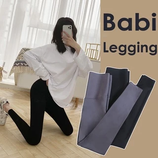 Quần Legging Lưng Cao Thiết Kế Ôm Sát Tôn Dáng