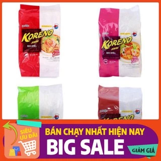 MÌ Ăn Liền KORENO JUMBO HÀN QUỐC 1KG GÀ/ TÔM/ BÒ CAY/ KIM CHI/ NẤM/ HẢI SẢN CAY