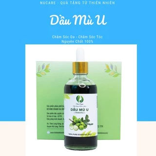 {100ml } Dầu mù u xanh làm dịu các vết bỏng, chăm sóc các vấn đề về da (nhà làm)