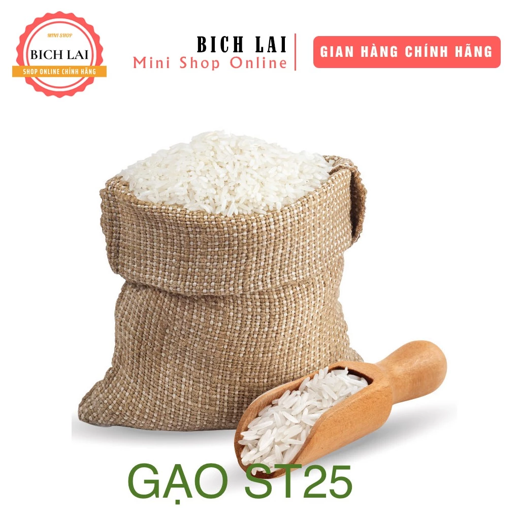 Gạo ST25⚡️FREE SHIP⚡️dẻo mềm thơm 5KG