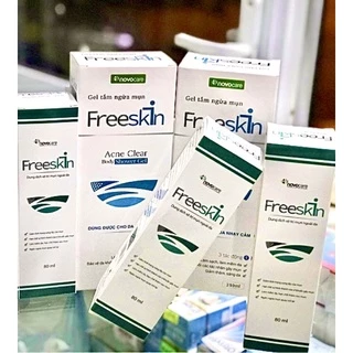 ) GEL XỊT VÀ TẮM GIẢM MỤN LƯNG FREESKIN . chấm mụn novolindaaaa