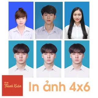 In ảnh thẻ 4x6 chất lượng cao, giao nhanh 30 phút tại HCM - Ảnh màu Thanh Xuân