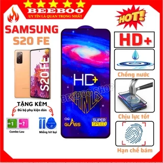 [CHẤT] Kính cường lực Samsung s20 FE - Phủ Nano cao cấp - Full màn hình - Độ cứng 11H - Độ trong suốt cực cao.