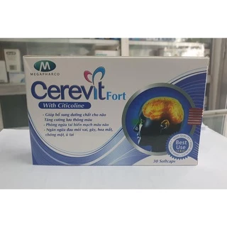 CEREVIT FORT GIÚP TĂNG CƯỜNG LƯU THÔNG TUẦN HOÀN NÃO