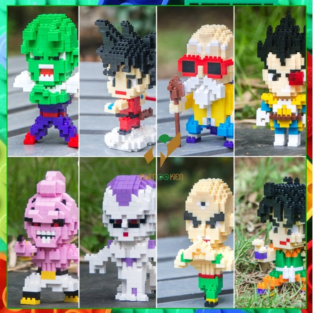 Mô hình xếp hình dragon ball 3d- Mô hình 7 viên ngọc rồng lắp ráp 300-400 chi tiết