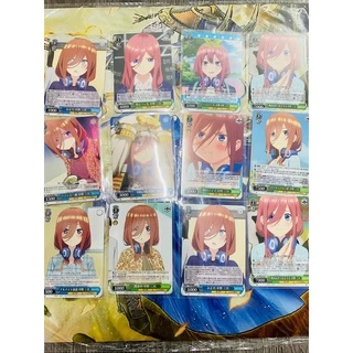 [ Ora Ora ] Tổng hợp lá bài thẻ bài Nakano Miku - Anime Gotoubun no Hanayome ∬ Chính Hãng Nhật card