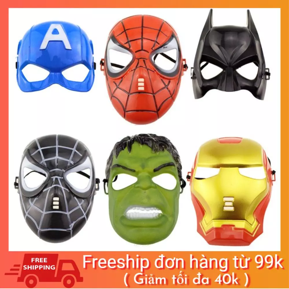 Đồ chơi mặt nạ cosplay siêu anh hùng Avenger loại đẹp