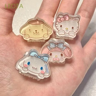 Kẹp tóc họa tiết hoạt hình thỏ Cinnamoroll/ mèo Kitty/ Kuromi thời trang Hàn Quốc cho nữ