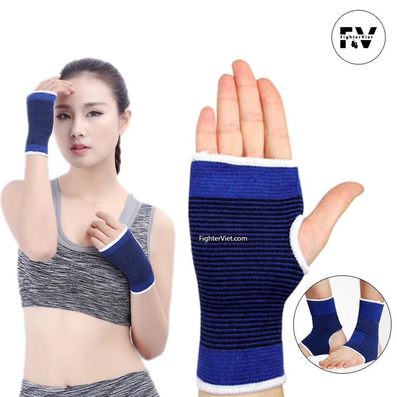 Bộ 2 Đai Quấn Có Miếng Đệm Bảo Vệ Cổ Tay/Khuỷu Tay/Đầu Gối/Mắt Cá Chân Dùng Khi Tập Thể Thao
