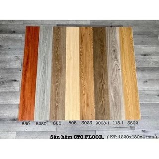 Sàn nhựa giả gỗ 4mm hèm khóa 🍀 decor trang trí phòng