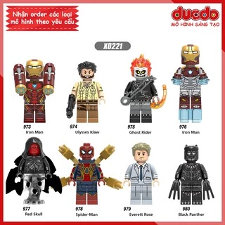 Minifigures các nhân vật Super Hero tuyệt đẹp - Đồ chơi Lắp ghép Xếp hình Mini Iron Man Mô hình XINH 0221