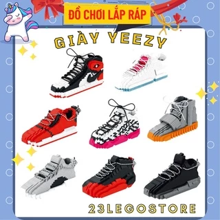 Bộ đồ chơi lắp ghép Giày thể thao Sneakers Yeezy mini cực ngầu, Đồ chơi lắp ráp giày Sneakers Yezzy