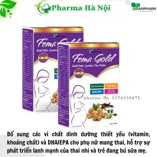 Vitamin tổng hợp cho bà bầu Fema gold (femagold) - Bổ sung đầy đủ vitamin và khoáng chất