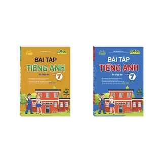 Sách - Combo 2c GLOBAL SUCCESS - Bài tập tiếng anh lớp 7 tập 1 và 2 (có đáp án)