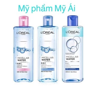 Nước tẩy trang L’Oréal Micellar Water 3-in-1 Deep Cleansing 95ml/400ml