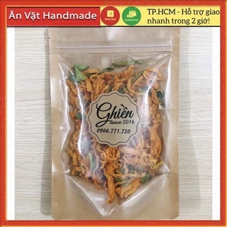 Khô gà lá chanh túi 100g, Đồ ăn vặt Sài Gòn