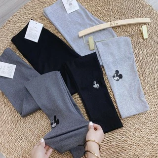 QUẦN LEGGING LEN TĂM MICKY (SIÊU CO DÃN)