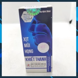 [Chính hãng] Dung dịch Xịt mũi - họng Khiết Thanh chai 30ml