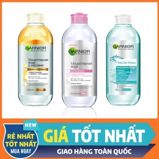 [XẢ HÀNG] Nước Tẩy Trang Garnier Nga 400ml đủ bill