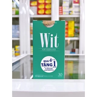 ✅[Chính hãng] WIT - Bảo vệ mắt trước ánh sáng xanh, giúp cho mắt sáng khoẻ (Hộp 30 viên)