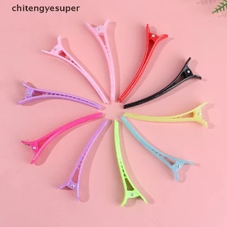 Chitengyesuper 10Pcs/Set Professional Basic Hair Grip Clips Sectioning Salon Styling Hair Clips CGS