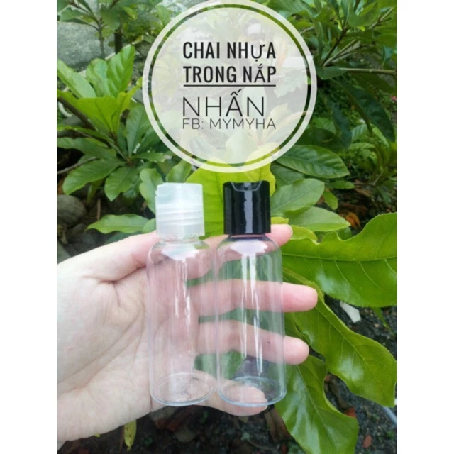 Chai 50/100ml màu trong đựng nước hoa hồng Toner