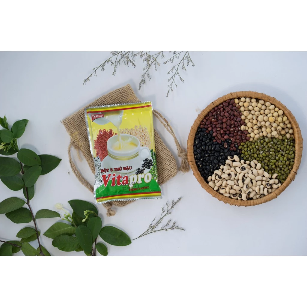 BỘT NGŨ CỐC 5 LOẠI ĐẬU VITAPRO 350GR ( KHÔNG ĐƯỜNG)