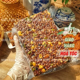 Thanh Gạo Lứt Ngũ Cốc Rong Biển Túi 500Gr  - Thanh Gạo Lứt Rong Biển Mix Hạt Dinh Dưỡng