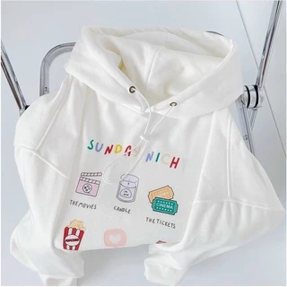 Áo HOODIE SUNDAY Cao Cấp Nam Nữ Chất Nỉ Bông Ngoại Dày Dặn