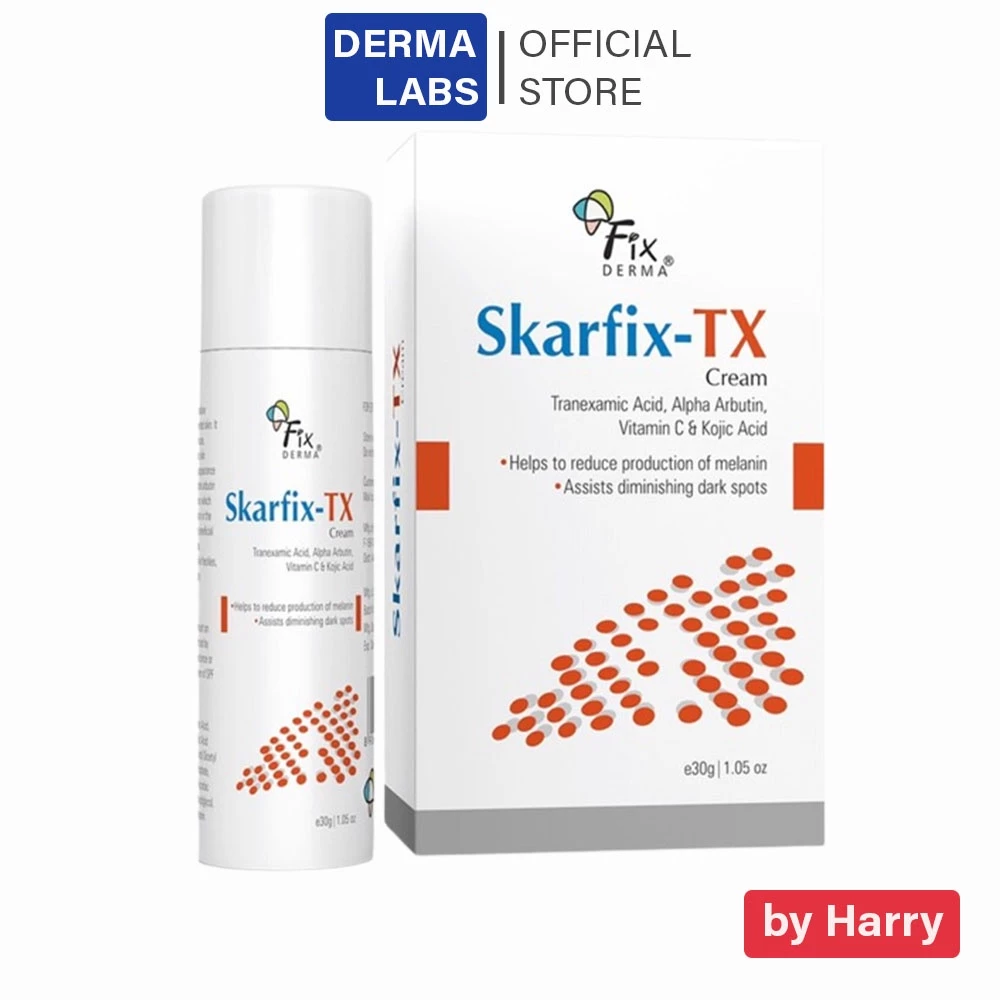 Kem dưỡng trắng Skarfix TX cream (15g - 30g) mờ thâm nám Fixderma, by Harry