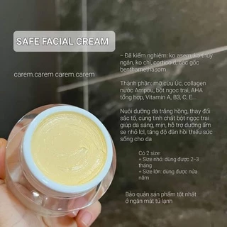 Combo kem dưỡng SAFE by caremcarem 💓