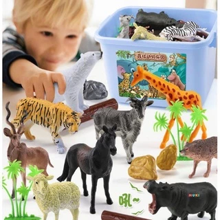 Bộ đồ chơi mô hình động vật 58 chi tiết