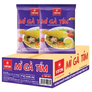 Thùng 30 Mì Gà Tím VIFON (75g / Gói)