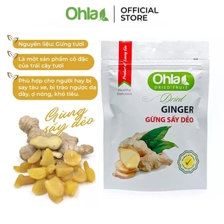 Gừng sấy dẻo Ohla - Gói 100 Gram