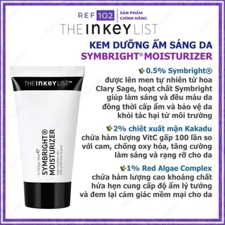 Kem dưỡng ẩm làm sáng da The INKEY List Symbright Moisturizer (Bill Sep Mỹ)