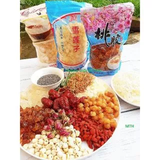 13 nguyên liệu chè dưỡng nhan nấu 10-12 người ăn, tuyết yến dưỡng nhan giúp đẹp da, cải thiện sắc đẹp