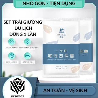 Set Trải Giường Khách Sạn Du Lịch