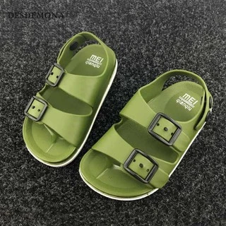 Sandal PVC chống trượt phong cách Anh Quốc hợp thời trang cho bé 1-4 tuổi AYUER