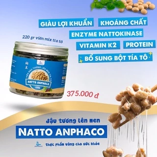 Natto Anphaco đậu nành lên men kiểu Nhật viên 250gr