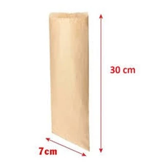 1000 Túi giấy đựng bánh mì que size 30x7 cm