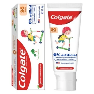 Kem đánh răng Colgate trẻ em 3-5 tuổi hương dâu 80g