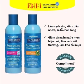 Toner Compliment No Problem làm sạch sâu, kiềm dầu cho da mụn