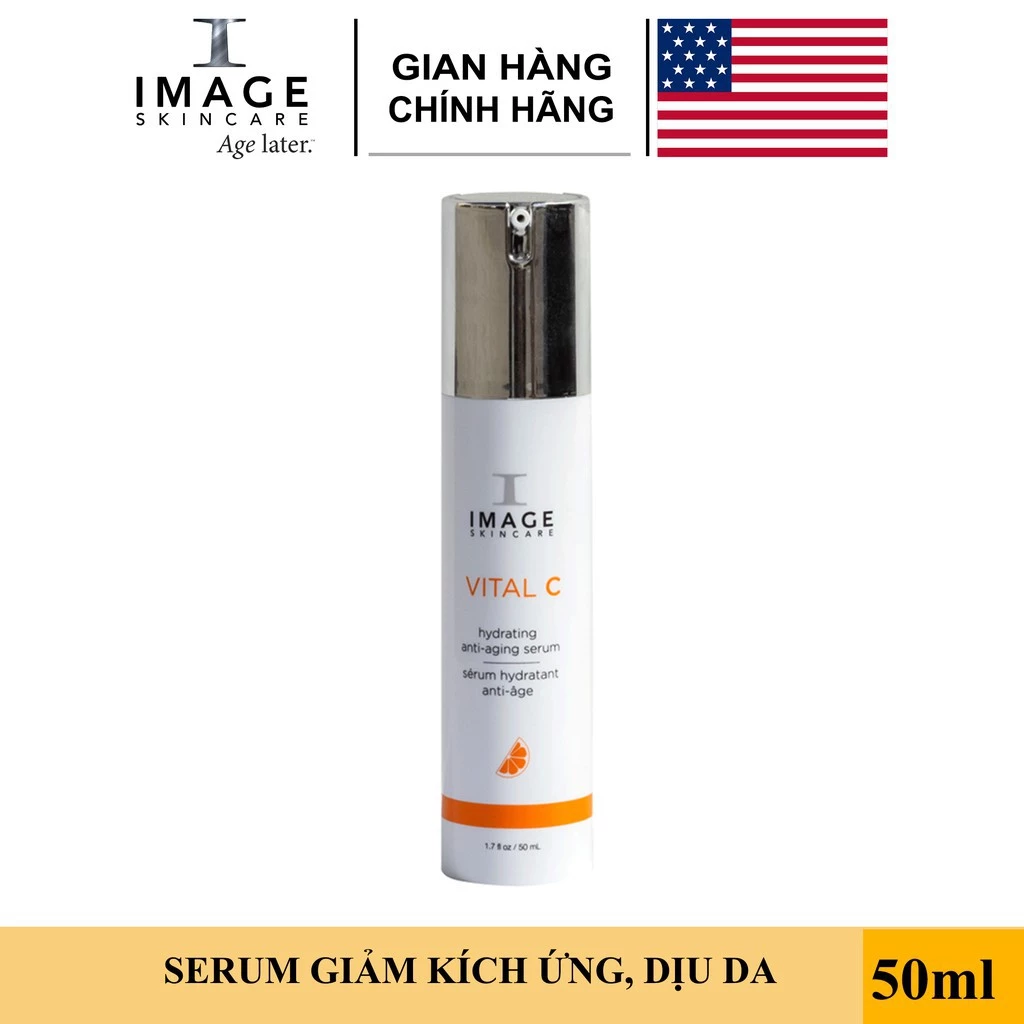 Serum siêu tăng cường dưỡng ẩm Image Skincare Vital C Hydrating Intense Moisturizer 50ml